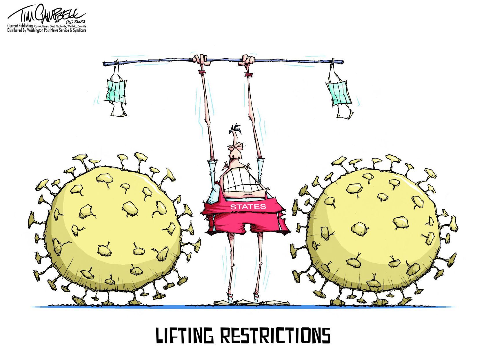 Tim Campbell cartoon
